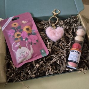 Complimententhee| Sleutelhanger| Bikkels chocolade