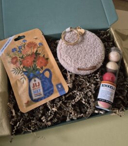 Complimententhee| portemonnee| Bikkels chocolade