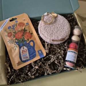 Complimententhee| portemonnee| Bikkels chocolade