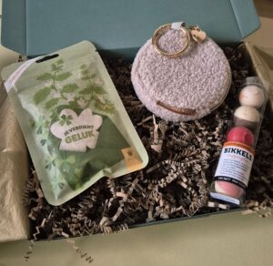 Complimententhee Je verdient geluk| Portemonnee| Bikkels chocolade