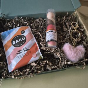 Spiced Chai latte| Bikkels chocolade| Sleutelhanger hart